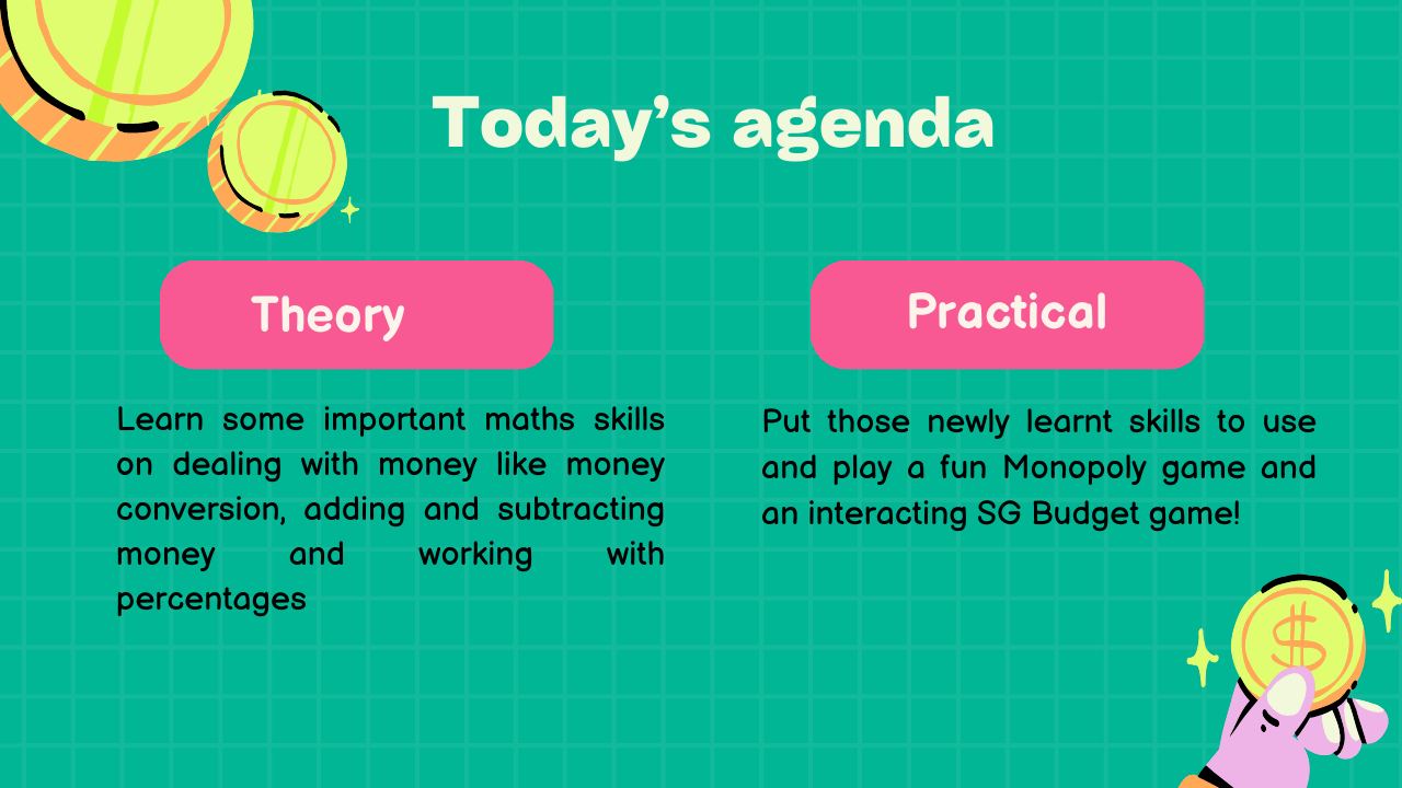 Workshop slide: Today's agenda: theory, then a game